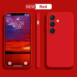 Premium Full Protection TPU Liquid Silicone Case - Hot Sale - Galaxy A31 (Red)