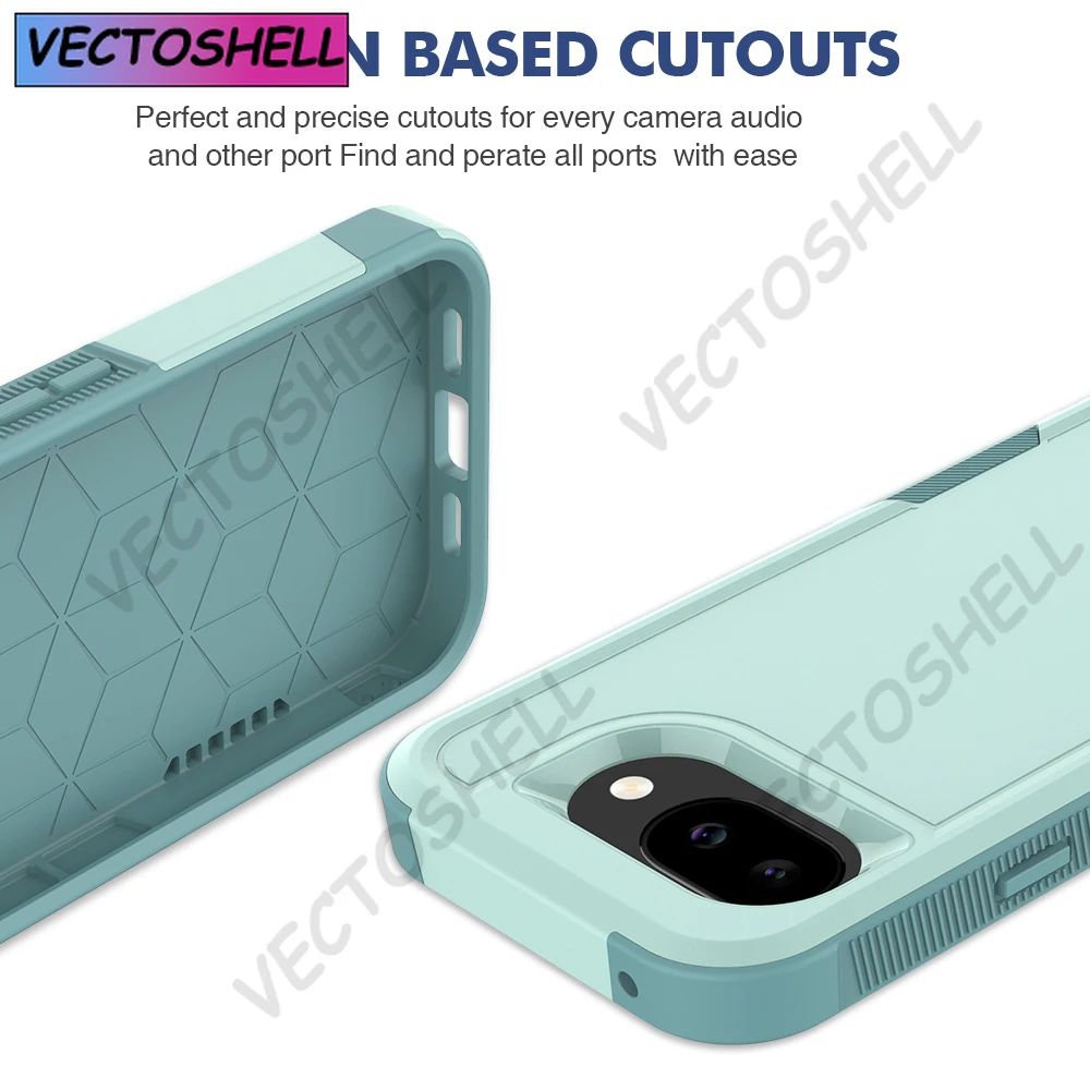 Dual-Layer Military Grade Shockproof Matte Phone Case