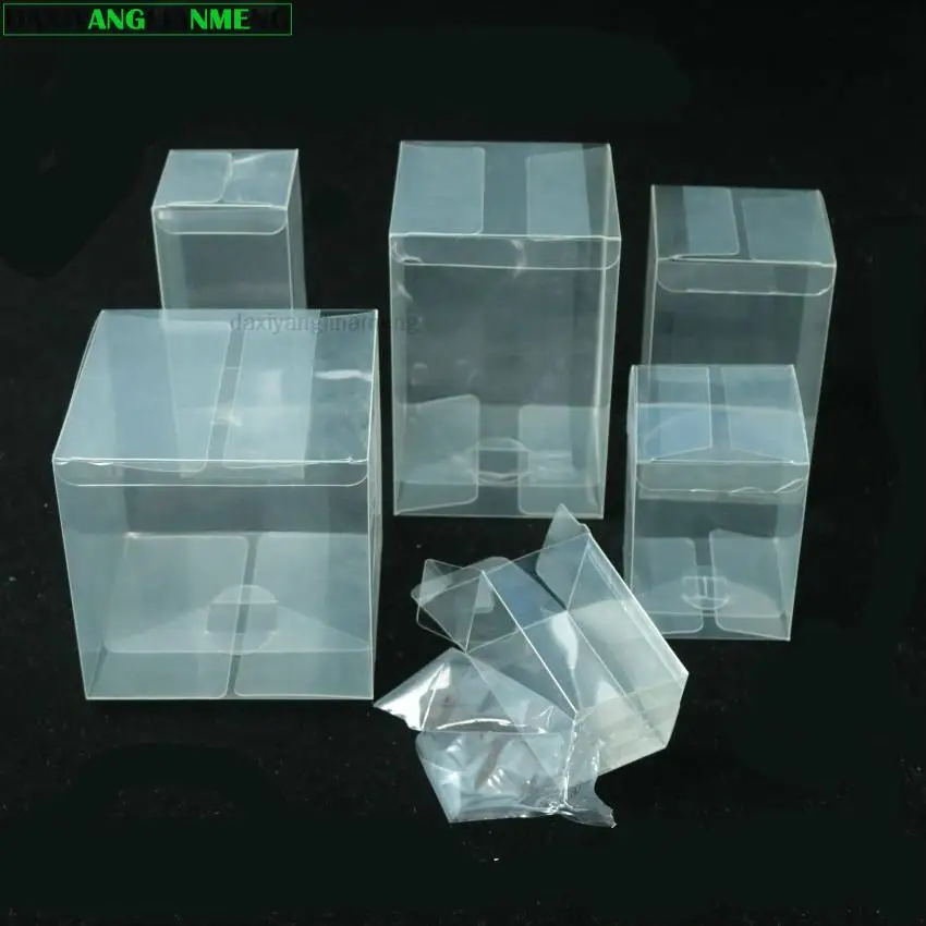 10Pcs /Lot New Stock Plastic Transparent Case Pvc Transparent Box Meat Package Customized Pet Partner Hand Gift Box Tuba Doll
