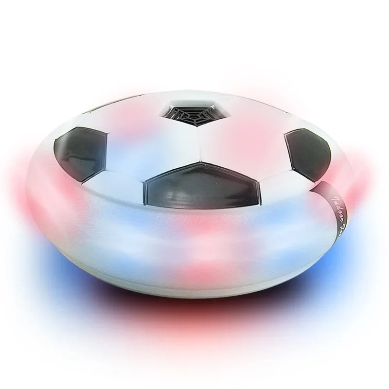 

LED Light Flashing Arrival hover air power soccer ball Disc Indoor football toy multi surface hovering gliding toys