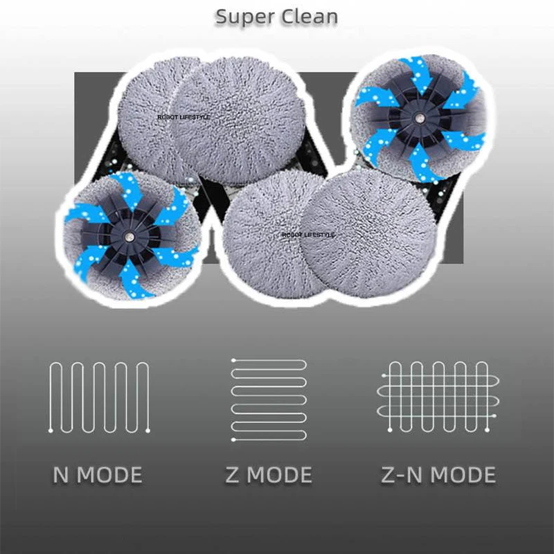 Water Spray Window Cleaner Robot APP Remote Control Anti Falling Robotic Vacuum Cleaners Smart Glass Washer for Big Windows 3
