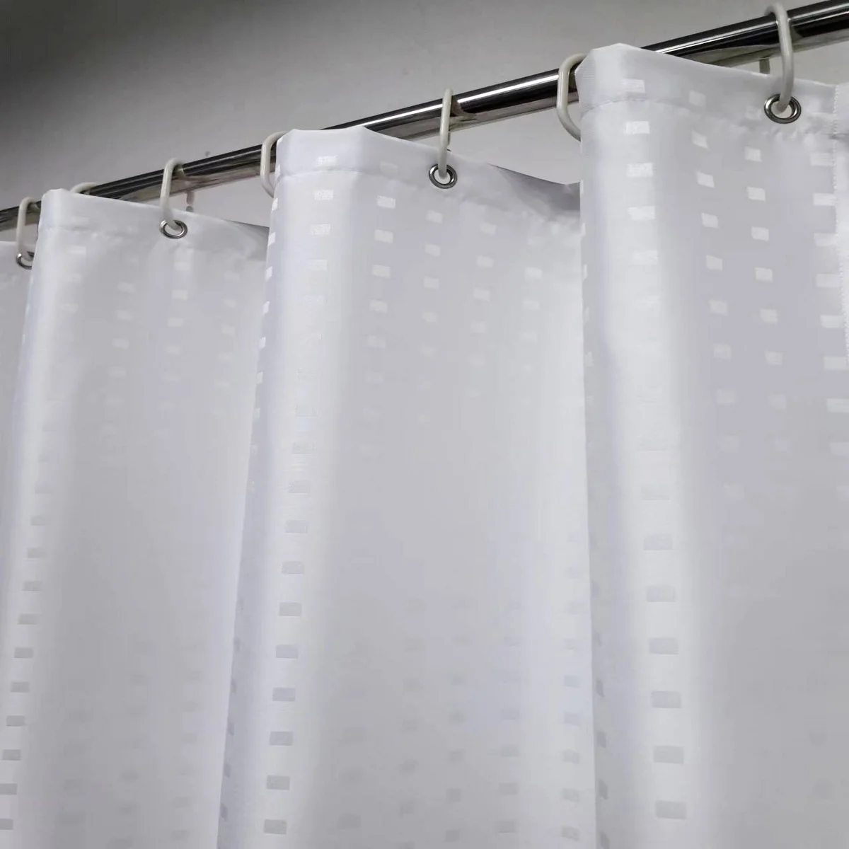 Minghe Polyester Shower Curtain Water Repellent Cloth Bathroom Shower Curtain Hotel Fabric Liner shower curtains