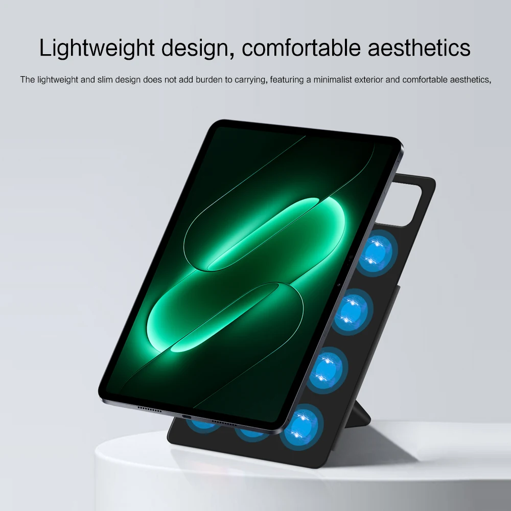 Magnetic Tri-Fold Flip Smart Stand Tablet Case with Y-Fold Design