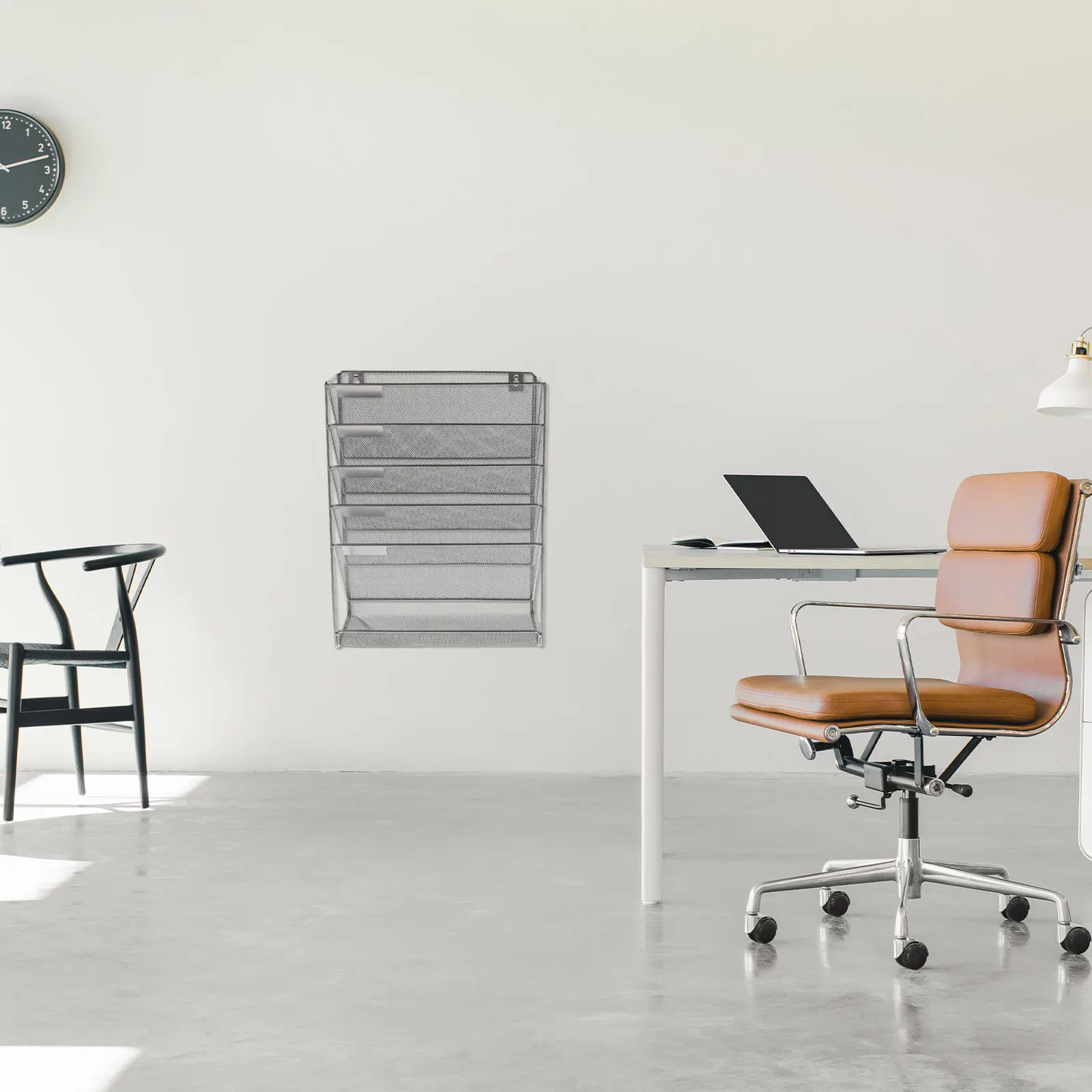 1Pcs 다층 파일 랙 사무실 파일 문서 책을위한 벽걸이 형 주최자 강력한 내마모성 벽걸이 형 스토리지