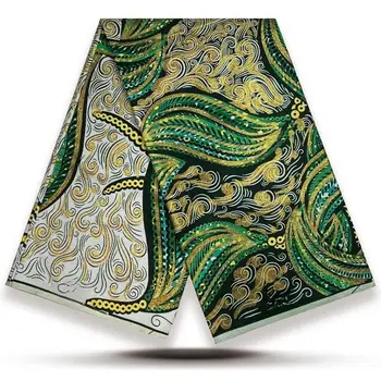 2026 New Style Nigeria Wax Print Golden - High Quality African Wax Print Fabric for Patchwork, Clothing & DIY" Y4 1