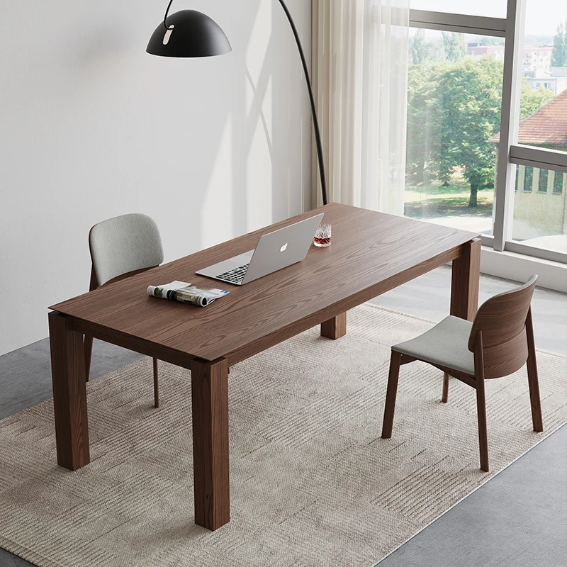 

Nordic log rectangular tables, square tables and chairs, simple solid wood tables, ashwood tables and chairs