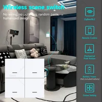 ZigBee Tuya Scene Switch 4 Gang 12 Scenario Wireless Push Button Controller Battery Powered For Smart Life APP Home Automation - Image 4