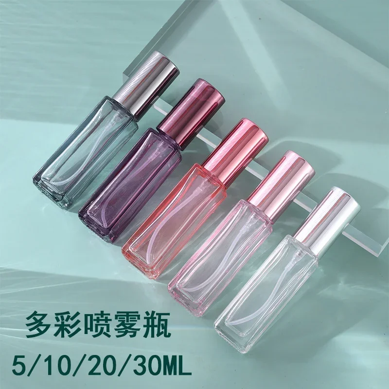 휴대용 빈 향수 스프레이 병, 미니 유리 스프레이 무화기, 여행용 화장품 보관병, 서브 보틀링 샘플 바이알, 10ml, 20ml