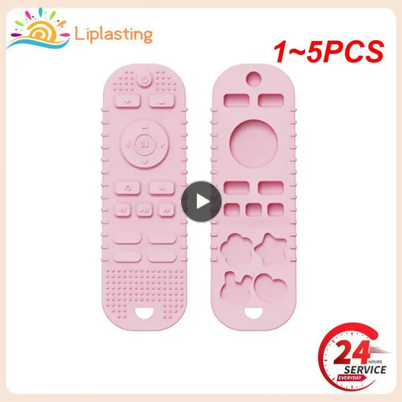 

Прорезыватель для зубов детский силиконовый с пультом ДУ, 1-5 шт.