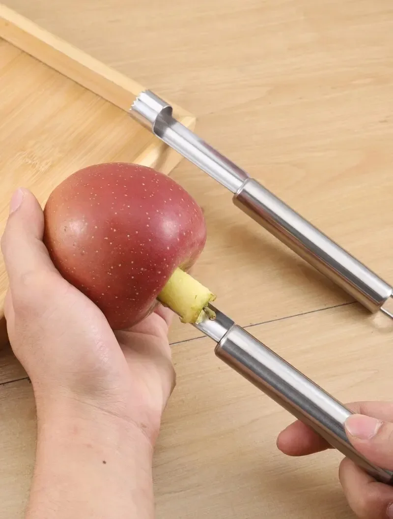 Fruit Core Cutter - Durable Stainless Steel Apple Corer & Pear Seed Remover Tool