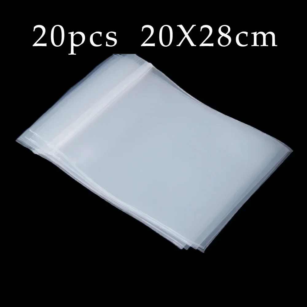 Thick Clear Heavy-Duty Reclosable Storage Bags - Transparent Plastic Jewelry Packaging