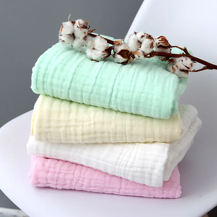 Muslin Baby Blanket Newborn 6 Layers Cotton Gauze Baby Bath Towel New Born Swaddle Wrap Stroller Blanket Lange Bedding Items 6