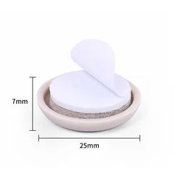 24PCS Self - Adhesive Furniture Glider Pads for Easy Moving and Floor Protection (Round)