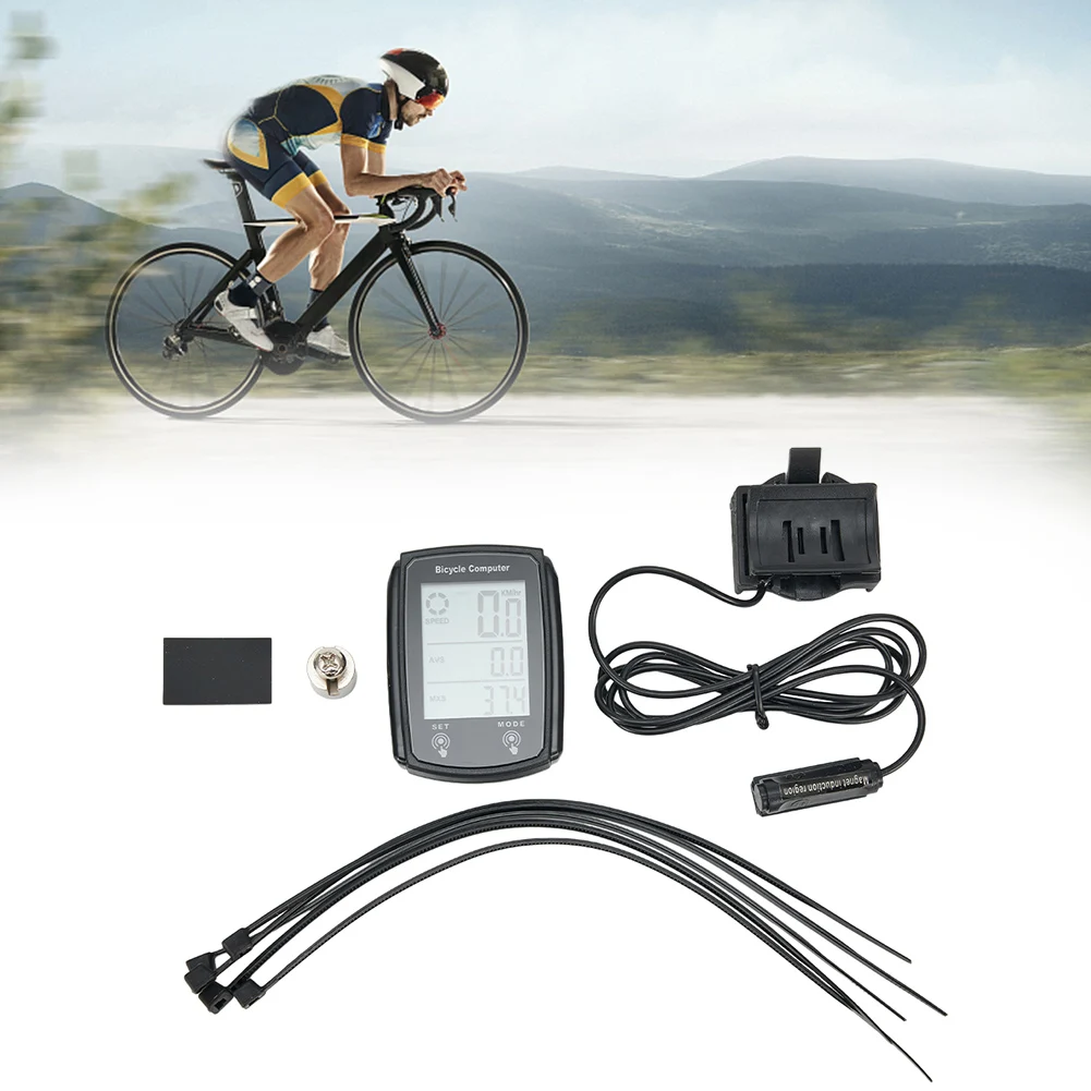 Cycling-Bicycle-Computer-Set-MTB-Bike-Wired-Speedometer-60x45x20mm ...