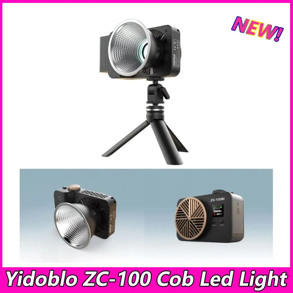

Yidoblo ZC-100 Cob Led Light 2700-7500K 100W Photography Lighting Outdoor Photo/video Shooting Handheld Portable Pocket Light