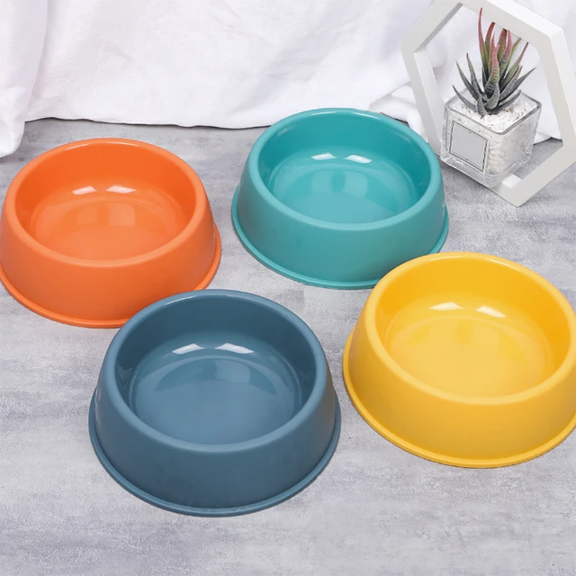 1pcs Pet Single Bowl PP Multi-Purpose Puppy Drinker Feeder Cat&Dog Food  Bowls Lightweight Non-slip