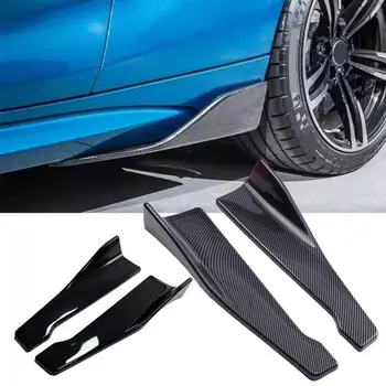 Universal 48cm Front & Rear Bumper Lip Splitter Diffuser – Side Skirt Scratch Protector (Pair)