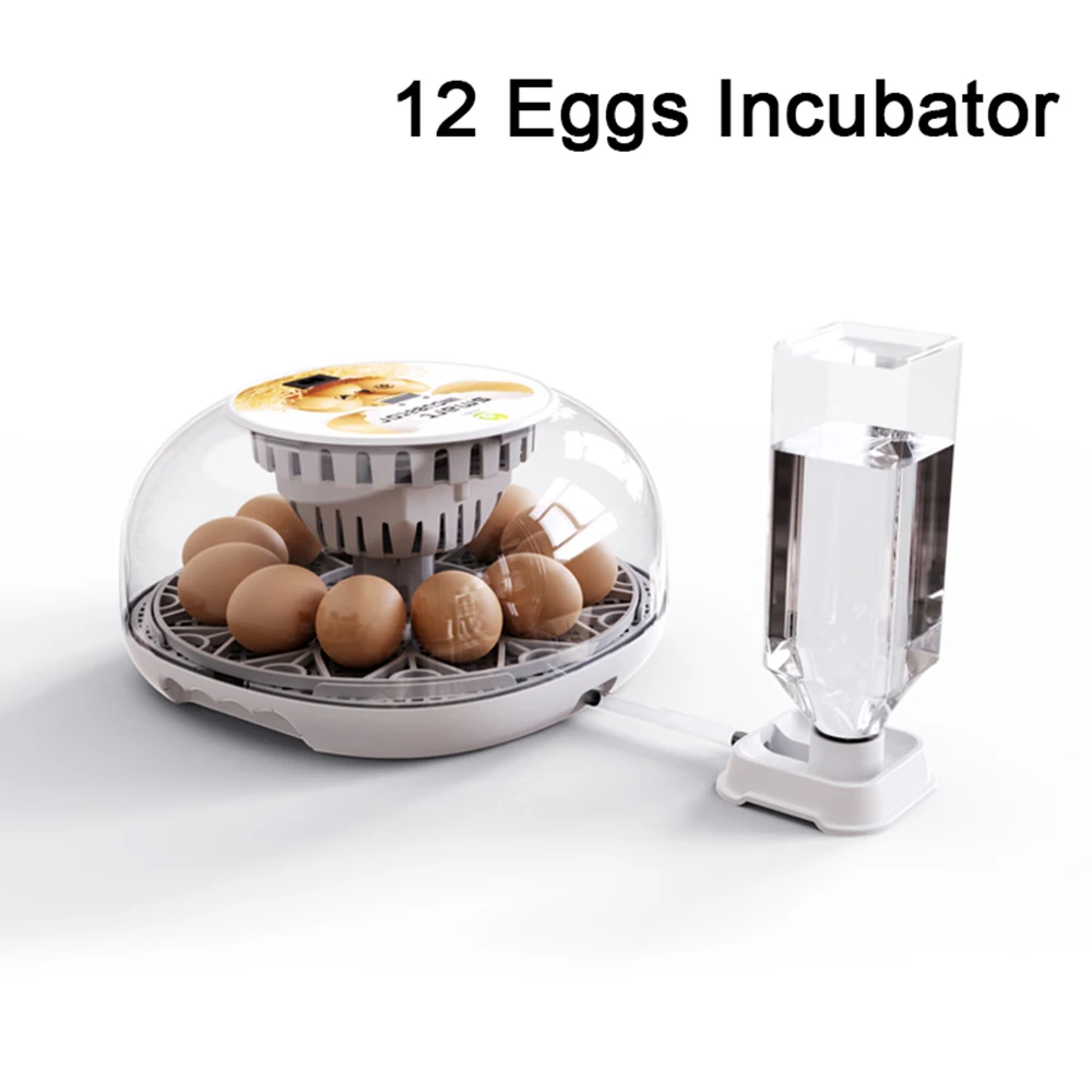 

12pcs Chicken Automatic Eggs Incubator Bird Quail Brooder Farm Chick Hatchery Machine Digital Egg Incubator