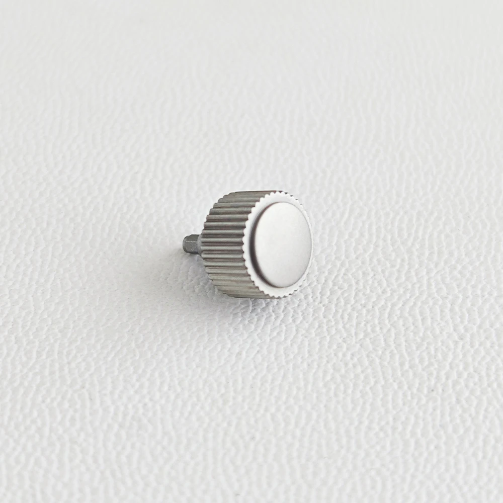 High-Quality Screw-in Case Replacement Watch Crown with Engraved 'S' and Crown Tube
