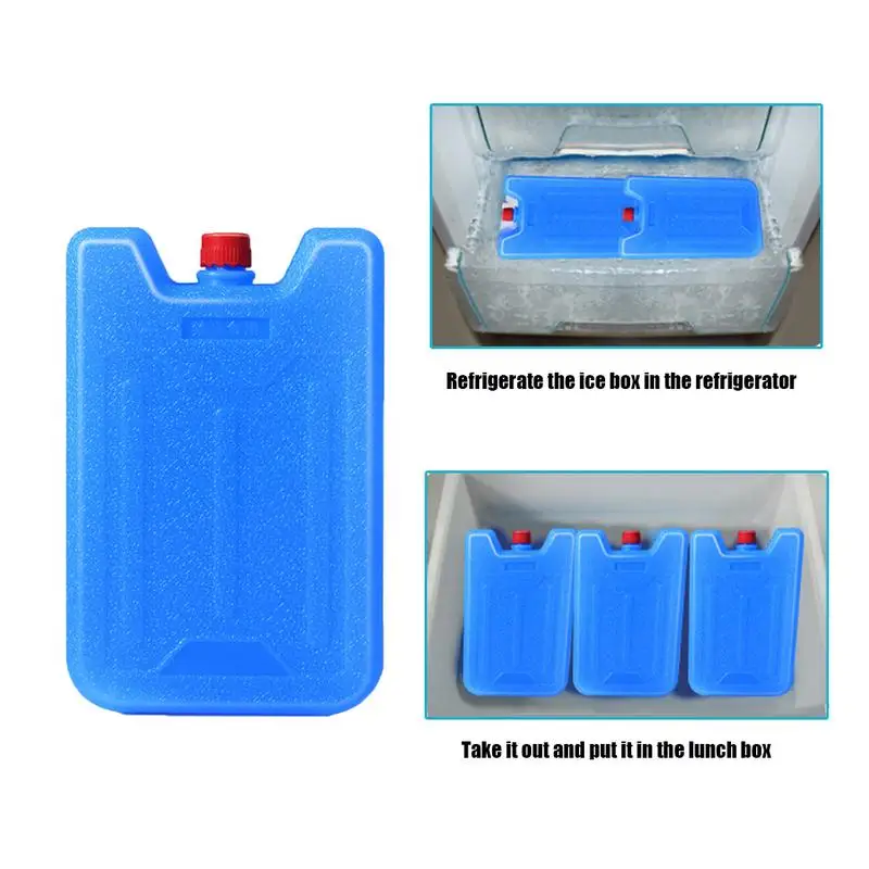 Ice Box Ice Water Filled 600ml Dry Crystal Granules Cooling For Lunch Bags Cooler Bags