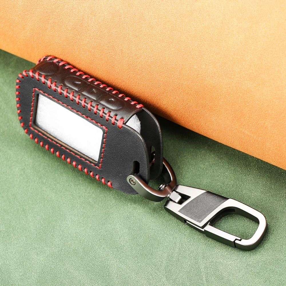 Real Leather Car Key Case for Starline A93 A63 A36 A39 A66 A96 Remote Control