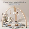 A Baby Play Gym Set Cartoon Cloud Rattle Pendant Baby Room Crib Stroller Decorative Toys Soft Cotton Baby Sensory Toys Baby Gift 2