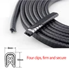 SEAMETAL Universal Car Door Edge Anti Scratch Protector 10M Sealing Strip Guard Trim Auto Door Protector Car-styling Accessories 2