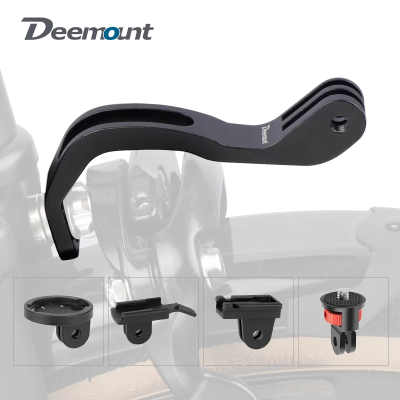 프론트 라이트 스탠드 랙 자전거 포크 마운트 CNC 가공 카메라 거치대, 고프로 인터페이스 브롬톤 MTB 접이식 자전거 액세서리 