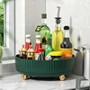 Makeup Perfume Organizer Tray 360° Rotating Lazy Susan, Spinning Organizer and Skincare & Cosmetics Storage with Large Capacity 3