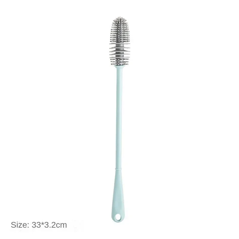 Flaschenbürsten-Set, Wäscher, Glasreiniger, Küchenreinigungswerkzeug, langer Griff, Trinkflasche, Glasbecher, Reinigungsbürste, langlebiger Bohrer