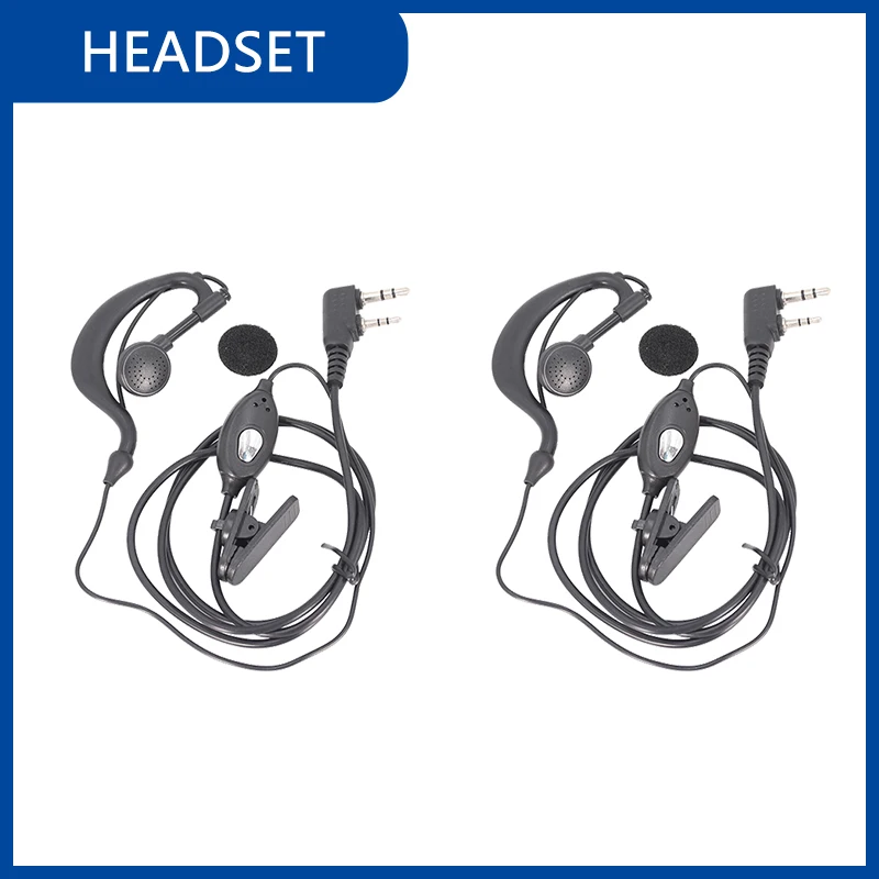 Walkie Talkie Headset QuanSheng UVK5 Earpiece UVK6 UV5R Plus DM-1701 BFUV-13 UV17 Plus Air Tube Headphone BF UV5R Two Way Radios 5