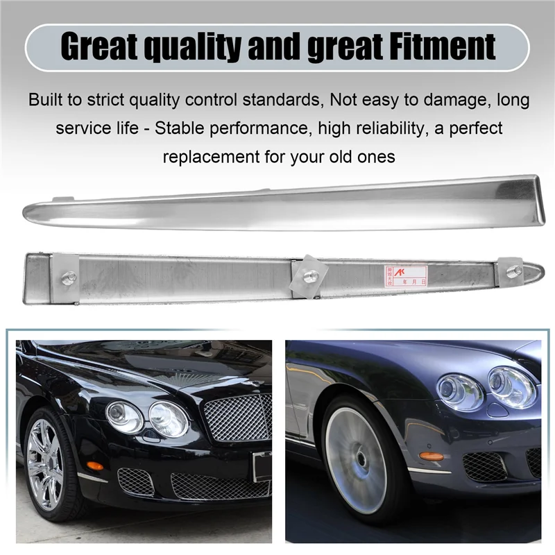 벤틀리 우측용 A13P 프론트 범퍼 몰딩 스트립 자동차 프론트 범퍼 몰딩 스트립 프론트 범퍼 스트립