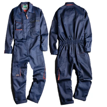 2024work Overalls Workers Uniform Men Women Working Coveralls Welding Suit Car Mechanic Jumpsuit Workshop Mechanic Clothes S-5xl 1