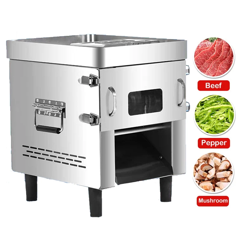 

Commercial Meat Cutting Machine Automatic Meat Cutter Stainless Steel Vegetable Slicer Dicing Machine