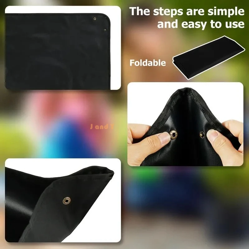 Planting Mat Gardening Mat 30/50/100cm Pot Transplant Pad Foldable Waterproof