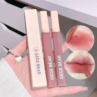 Gege Bear Matte Velvet Lip Glaze Smooth Non-drying Lipstick Color Lasting Lip Gloss 1