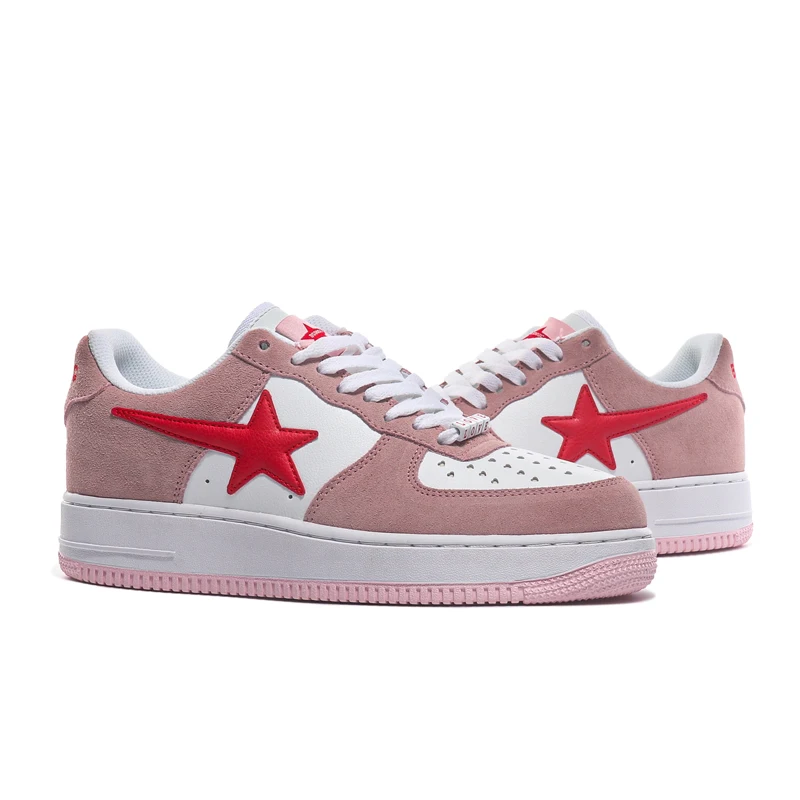New Men Women's Casual Sneakers shoes women Genuine leather Slip on casual shoes Women's Air Force shoes skateboarding shoes