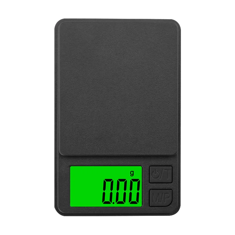 Compact Digital Pocket Scale with LCD Display - Black