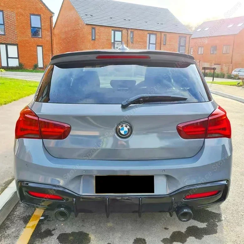Hatchback Rear Roof Lip Spoiler Wing For BMW 1Series F20 F21 116i 120i 118i M135i 2011-2020 ABS Car Tail Wing Decoration Strips