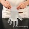 100PCS Disposable TPE Gloves Kitchen Bathroom Restaurant Camping Travel Waterproof Oil-Proof Household Cleaning Tools 3