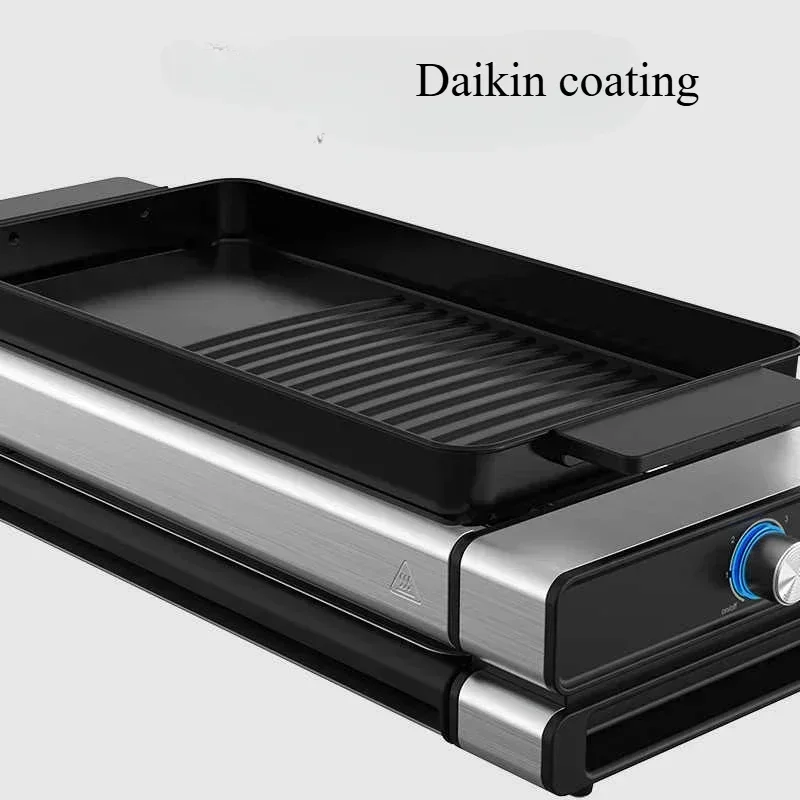 Grill Electric Indoor Smokeless Barbecue Electric Baking Tray Skewer Machine Kitchen Griddle Home Appliance grelhador el&eacute;trico electric griddle