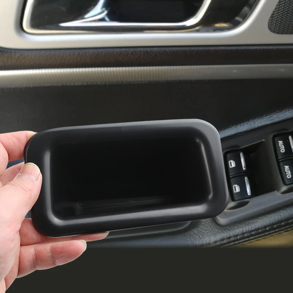 2 قطعة ABS باب السيارة مسند الذراع صندوق تخزين لفو...