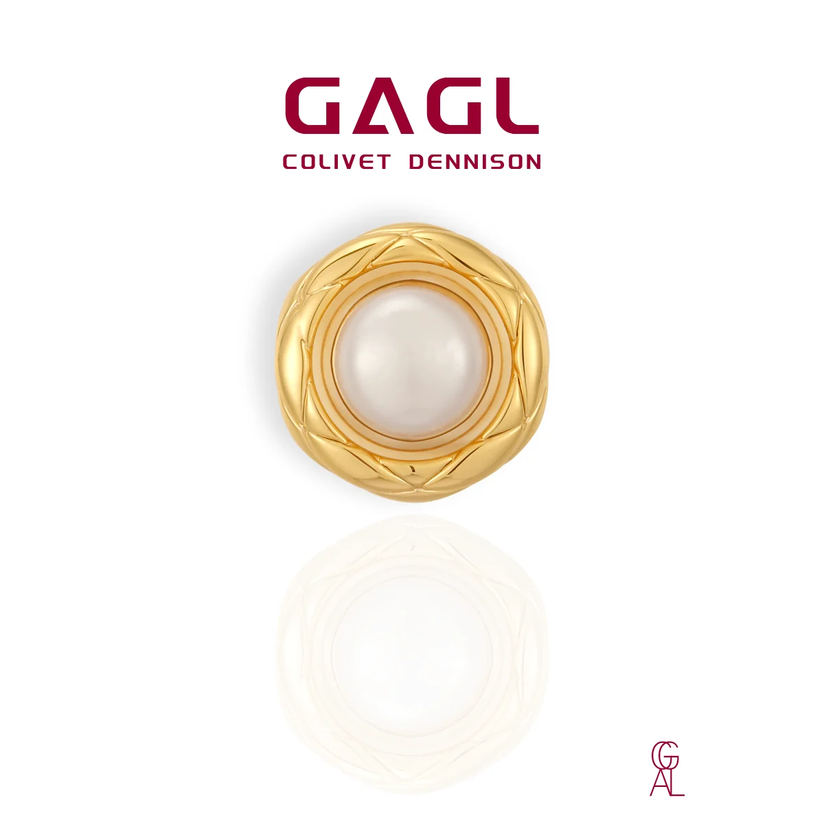 

Женские круглые серьги с жемчугом неправильной формы Gala 18k, простой подарок на день Святого Валентина