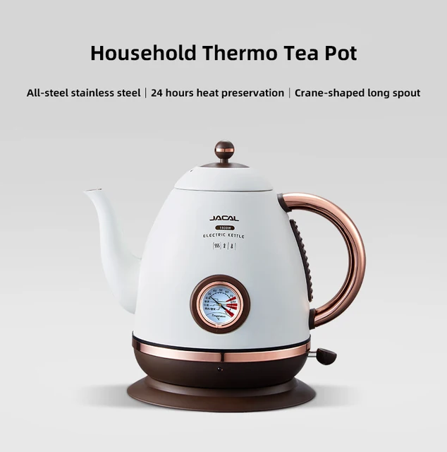 1.8l 304 Stainless Electric Kettle With Water Temperature Control Meter  Household Quick Heating Electric Boiling Tea Pot Coffee - Electric Kettles  - AliExpress