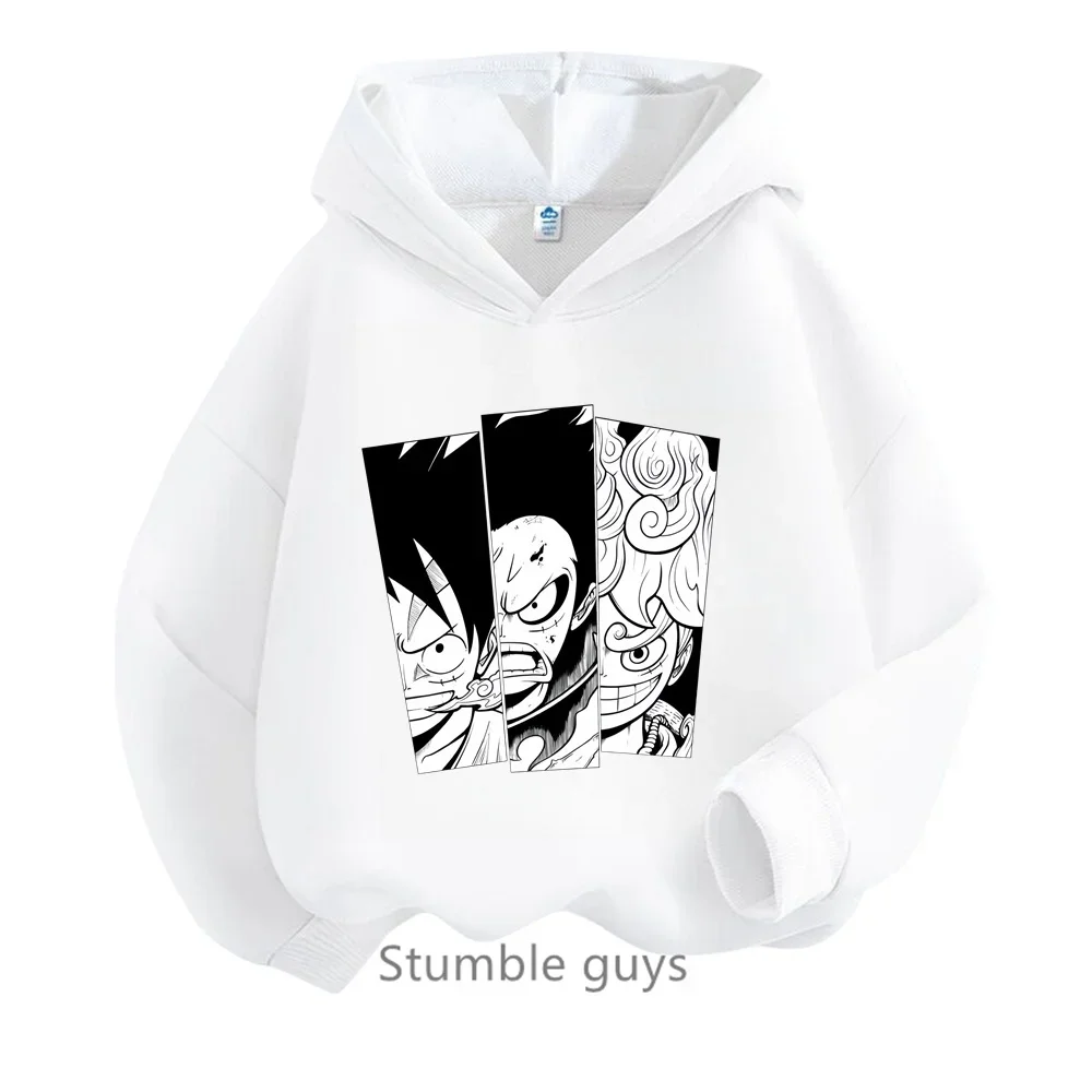 thumbnail image 1 of Ropa para niños, sudadera de una pieza para niños, ropa para niñas, primavera y otoño, sudadera con dibujos animados de Anime Luffy Zoro, traje para adolescentes, camisetas con capucha de Sonic, 1 of 5