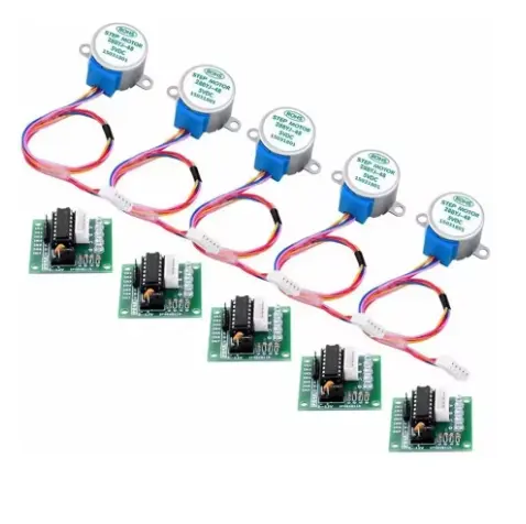 3/50Set 28BYJ-48 ULN2003 5V Stepper Motor + ULN2003 Driver Board Suitable for Arduino Driver Test Module Stepper Motors DIY Kit image 7
