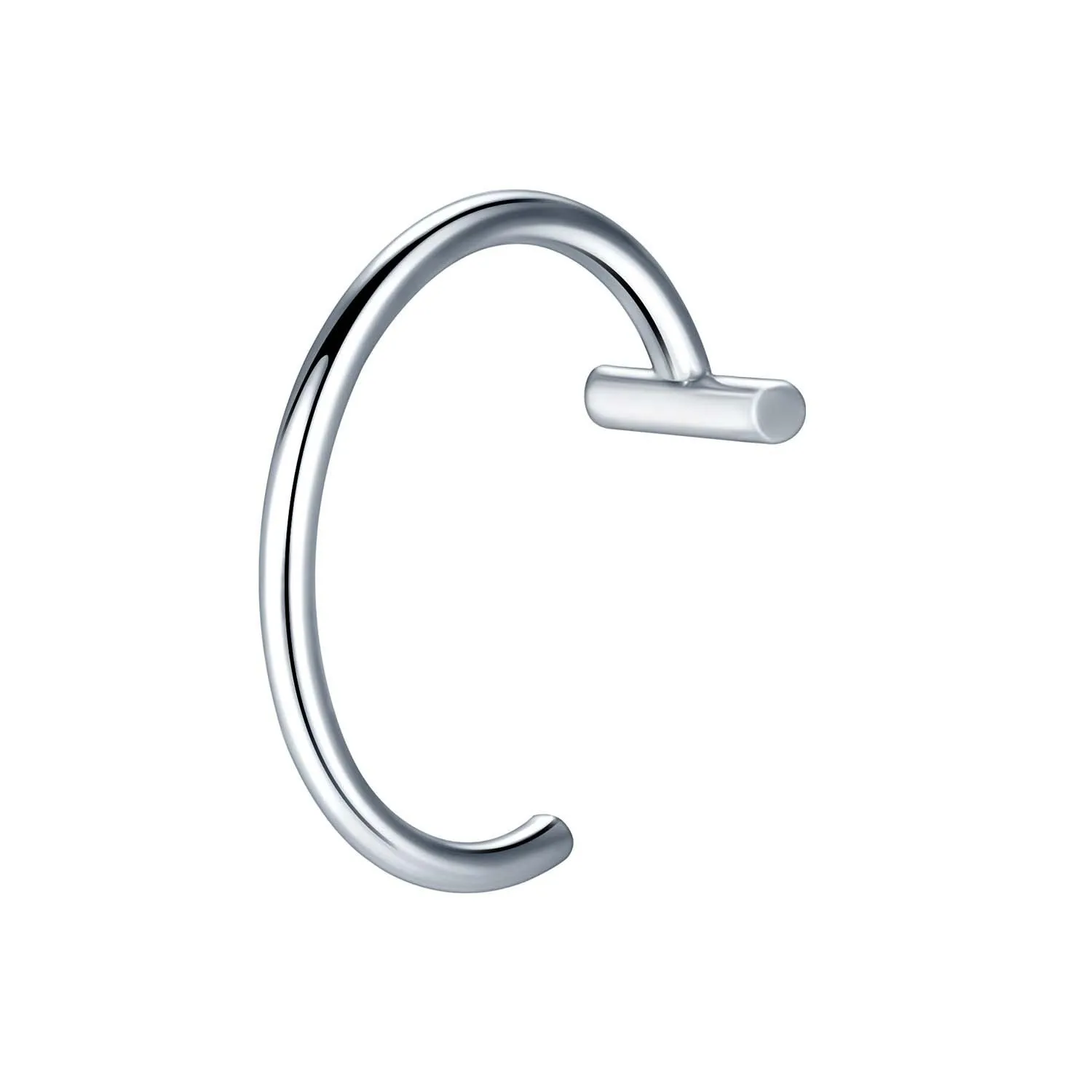 Stainless Steel Nose Rings Fake Piercing Non-Pierced Body Jewelry Women