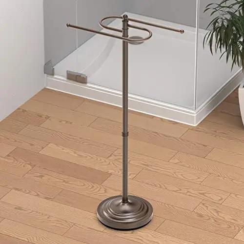 

Floor Standing S Style Towel Holder, Chrome Soporte toalla baño Toalleros de pared para baños Bath towel holder Towel holder T