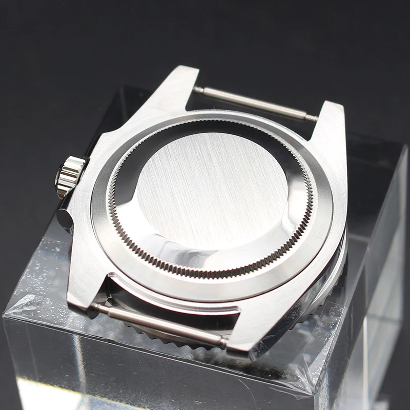 40mm Uhrengehäuse Saphirglas für Seiko nh34 nh35 nh36 nh38 Uhrwerk 28,5mm Zifferblatt kompatibel skx007 Kapitelring Submariner – Detail 8