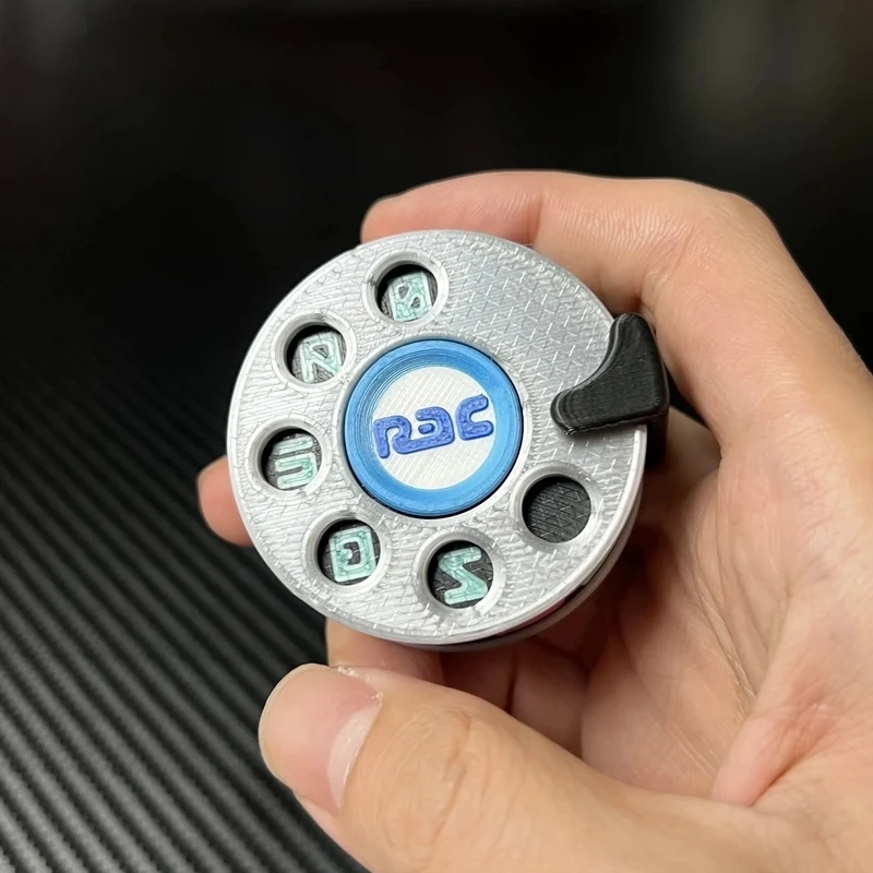 EDC Polychrome Encrypted Master Tape Fidget Spinner Magnetic Levitation Roulette Stress Relief Fingertip Gyro Decompression Toy